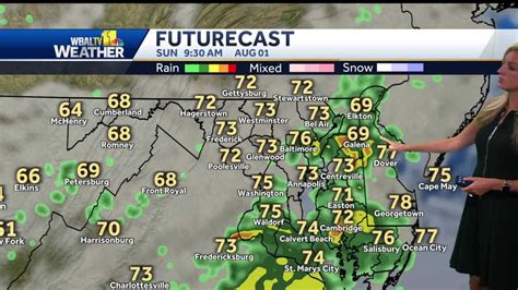 Warm, sunny start to the week; Showers likely Sunday